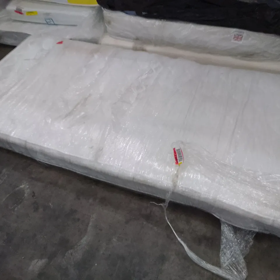 QUALITY BAGGED ROSEBERRY OPEN COIL 3' MATTRESS 