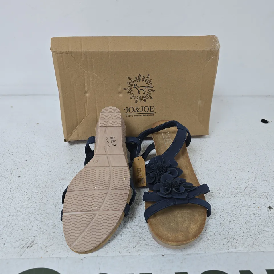 JO & JOE BLOOMSBURY BLACK SANDALS – UK 6 (WOMEN)
