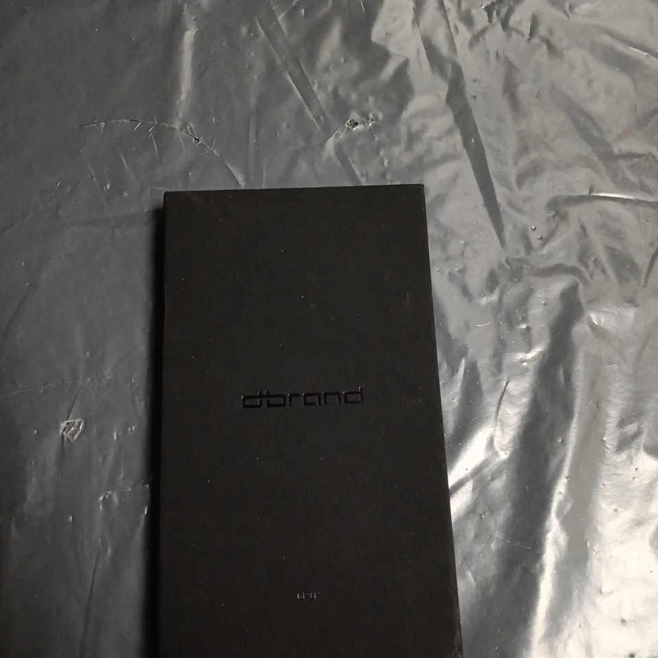 DBRAND BLACK MOBILE PHONE CASE WITH CIRCULAR BACK RING