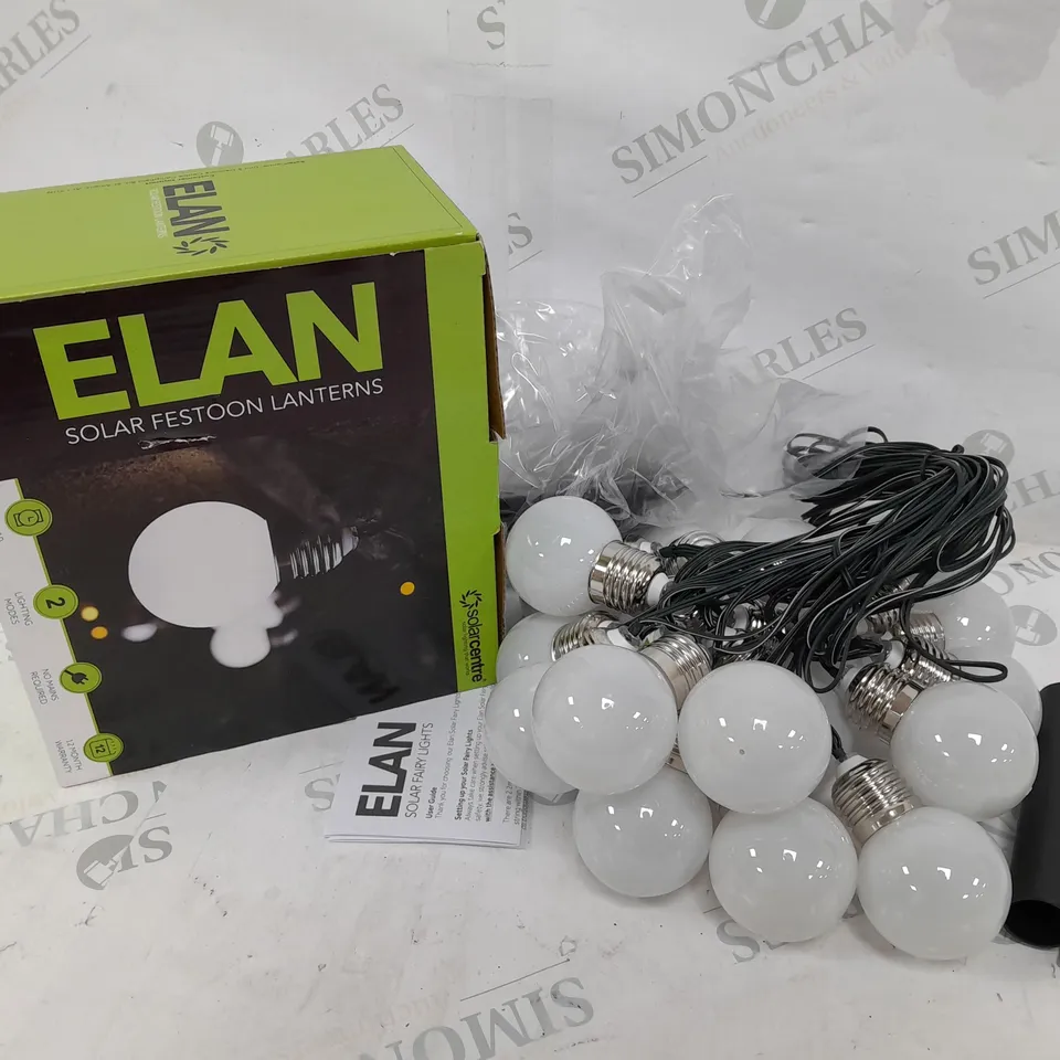 BOXED ELAN SOLAR FESTOON LANTERNS