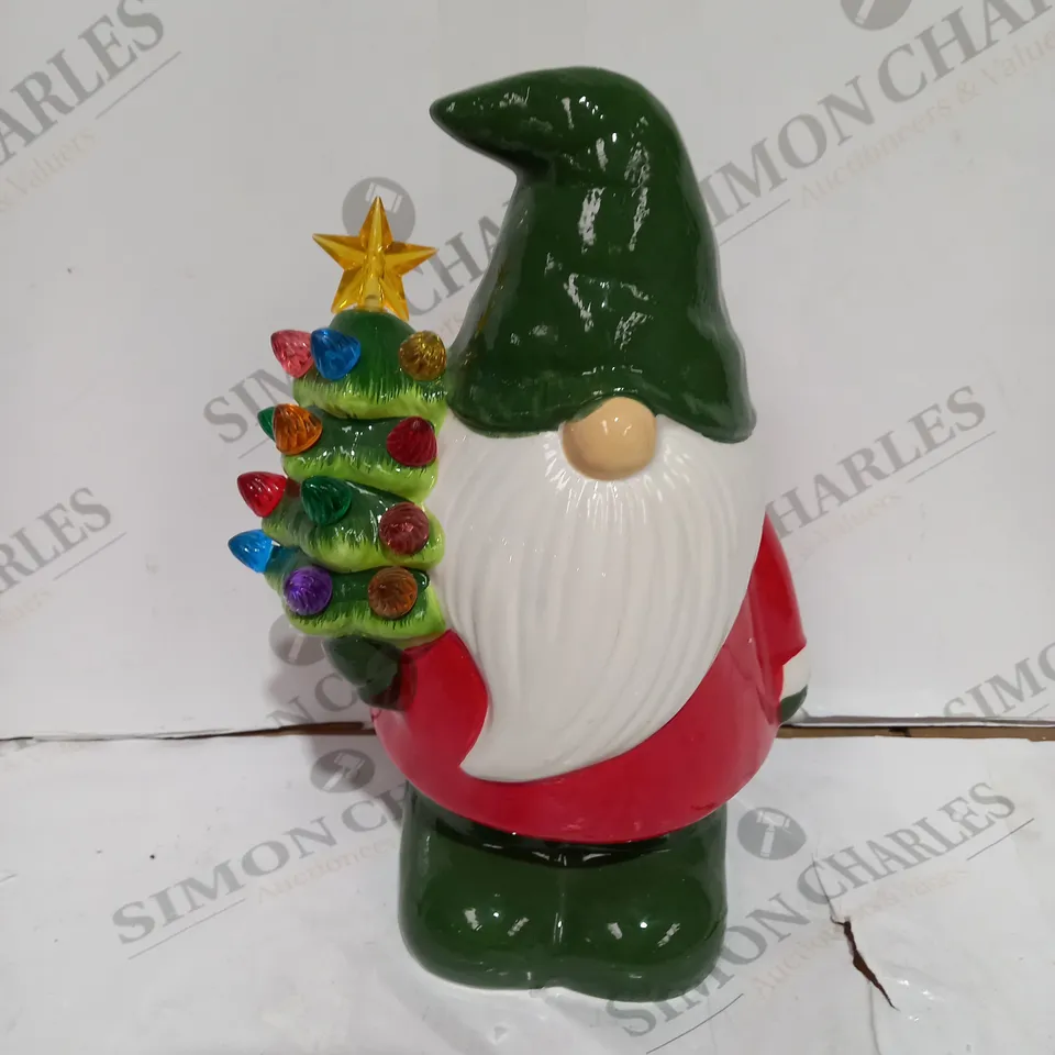 MR CHRISTMAS 10" NOSTALGIC LIGHT UP GNOME