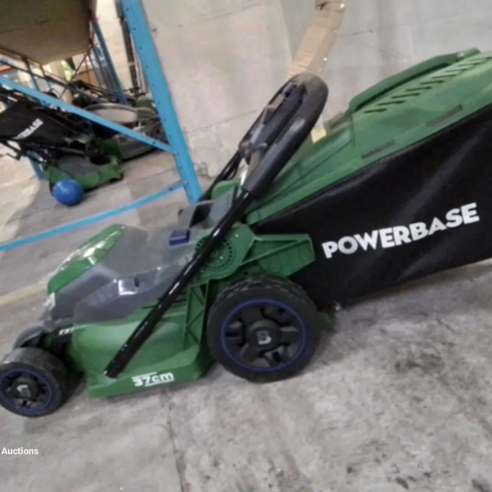 POWERBASE 34CM 40V CORDLESS ROTARY LAWN MOWER