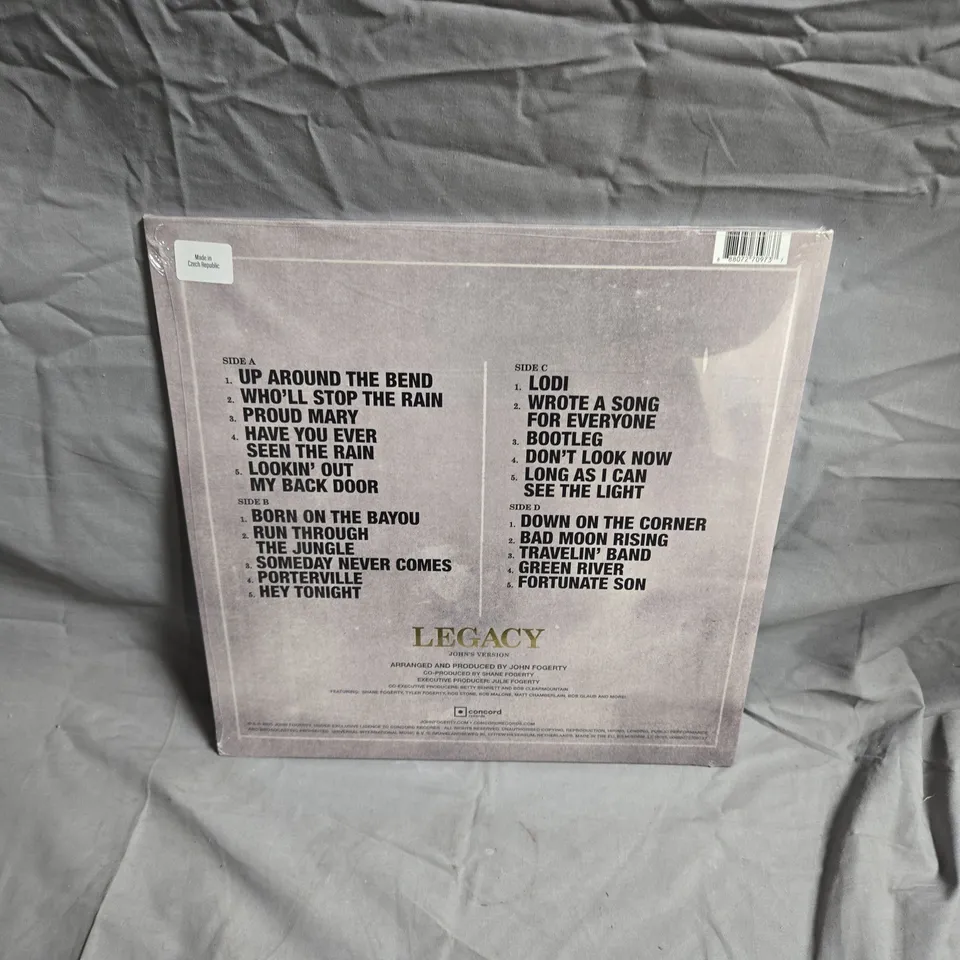 JOHN FOGERTY - LEGACY (2LP BLACK VINYL) - SEALED