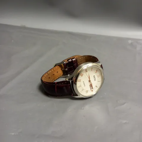 BOXED FIYTA AUTOMATIC WATCH WITH RED STRAP UNISEX