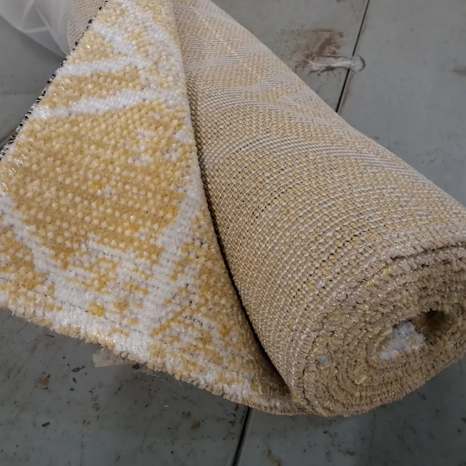 BRAND NEW PACO ARTINO RUG IN YELLOW - 80X250CM