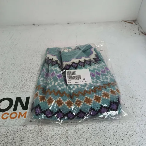 MONSOON JUMPER TEAL MEDIUM