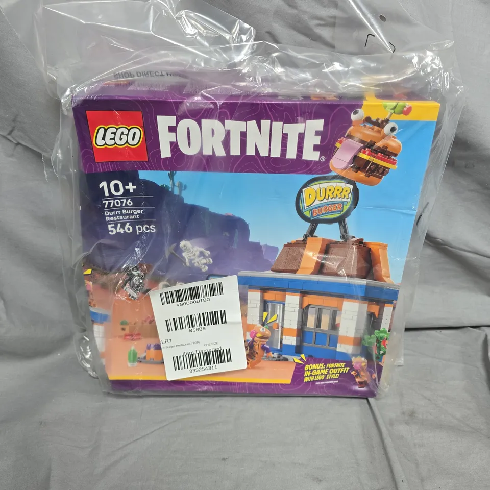 LEGO Fortnite Durrr Burger Restaurant Set 77076 – 546 Pieces (Boxed)