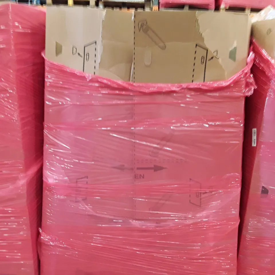 PALLET TO CONTAIN AN ASSORTMENT OF HOUSEHOLD ITEMS TO INCLUDE SPIN EASY MOP, TENT, KIDS GUITAR AND KID SLIDE ECT