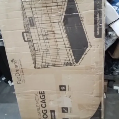 FOLDABLE METAL DOG CAGE 
