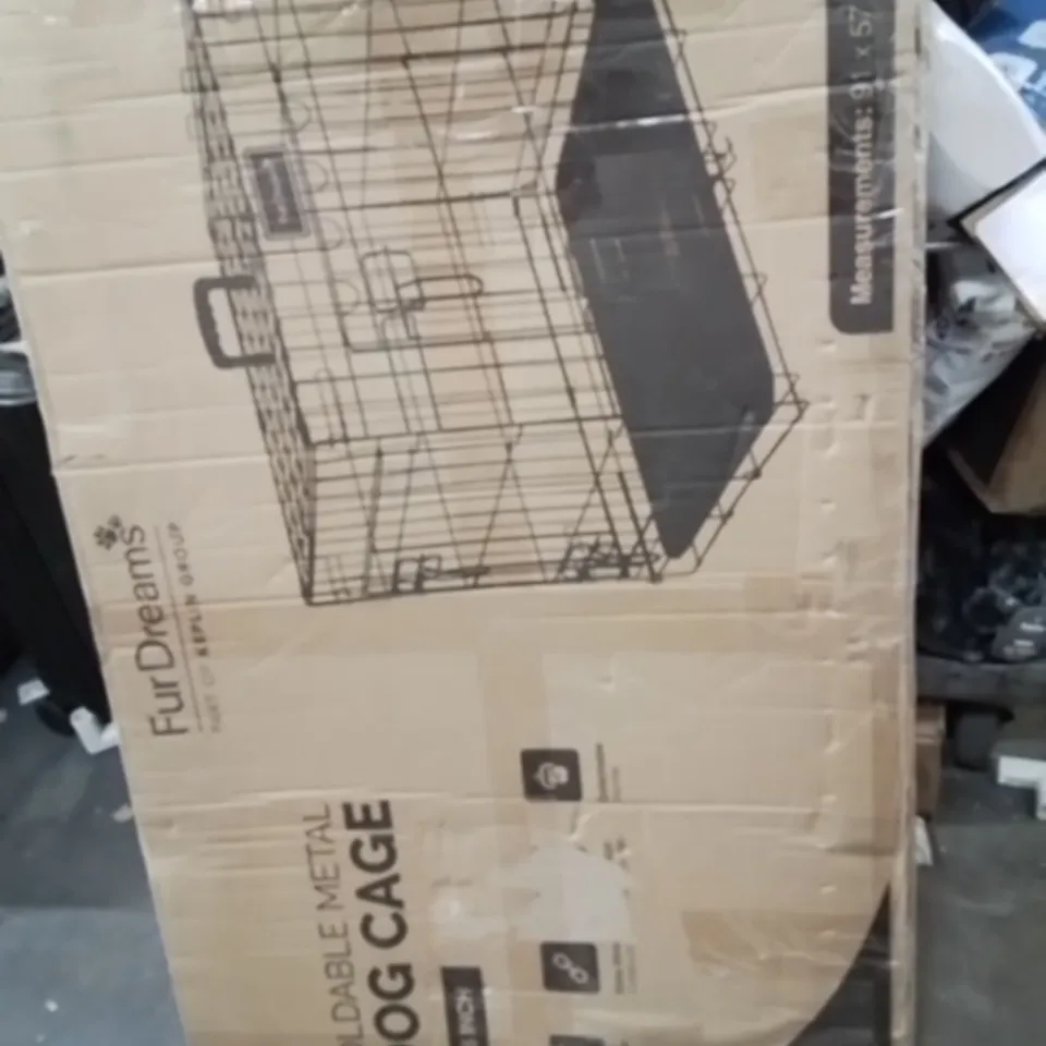 FOLDABLE METAL DOG CAGE 
