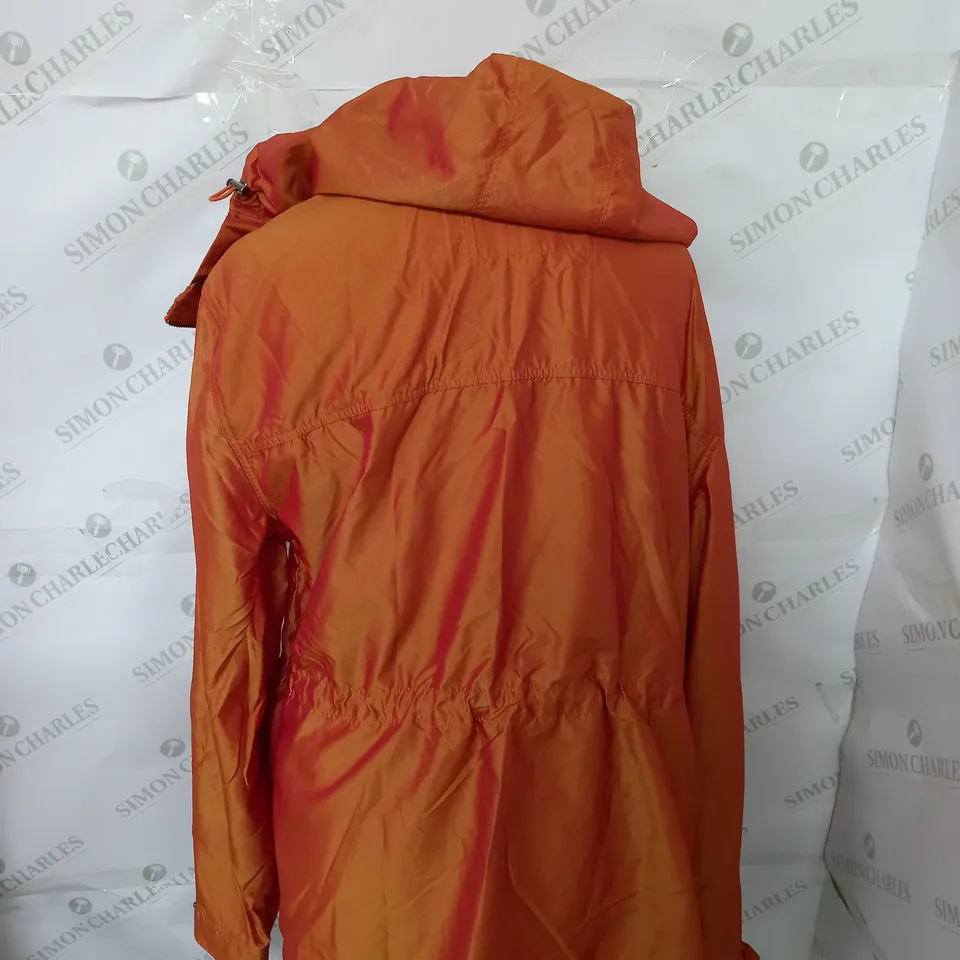 PRETTY GREEN MEDIUM ORANGLE LIGHTWEIGHT COAT 