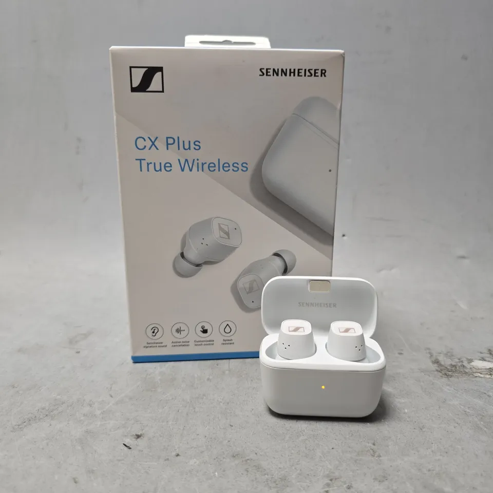 SENNHEISER CX PLUS TRUE WIRELESS EARPHONES IN WHITE