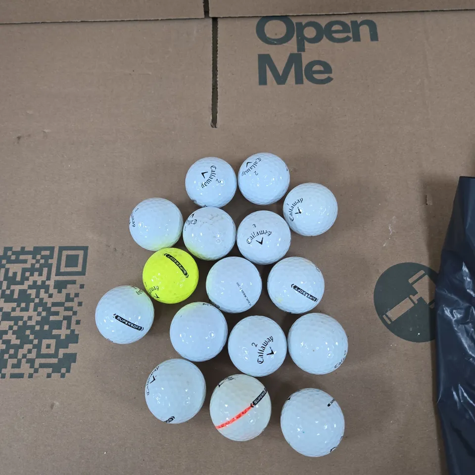 16 ASSORTED GOLF BALLS