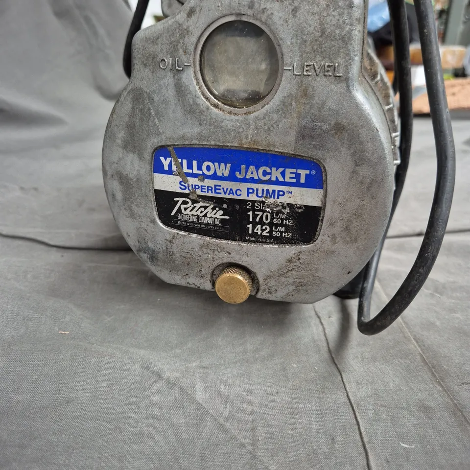 YELLOW JACKET SUPEREVAC PUMP – 2-STAGE VACUUM PUMP - COLLECTION ONLY