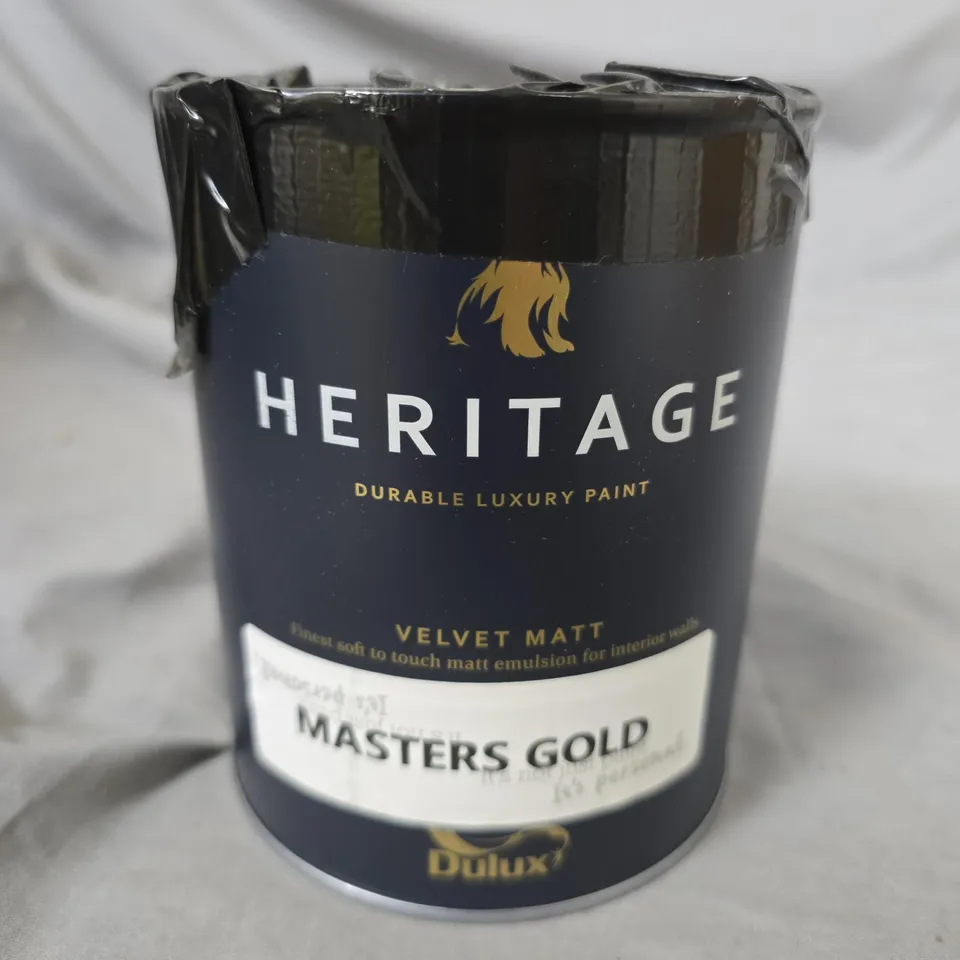 DULUX HERITAGE VELVET MATT INTERIOR PAINT – MASTERS GOLD