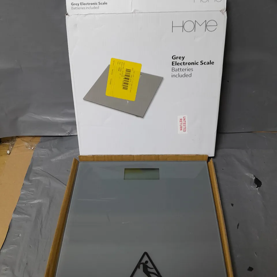 BOXED HOME GREY ELECTRONIC SCALE 