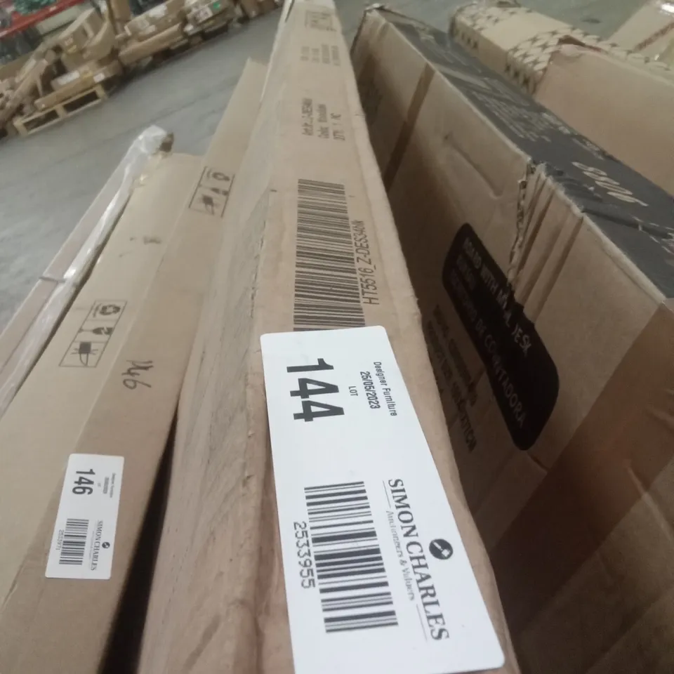 BOXED OFFICE LSHAPED TABLE WORK DESK WOODLOOK 128X78.5X6CM 