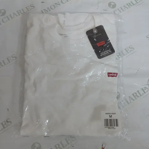 SEALED LEVI WHITE T-SHIRT - MEDIUM