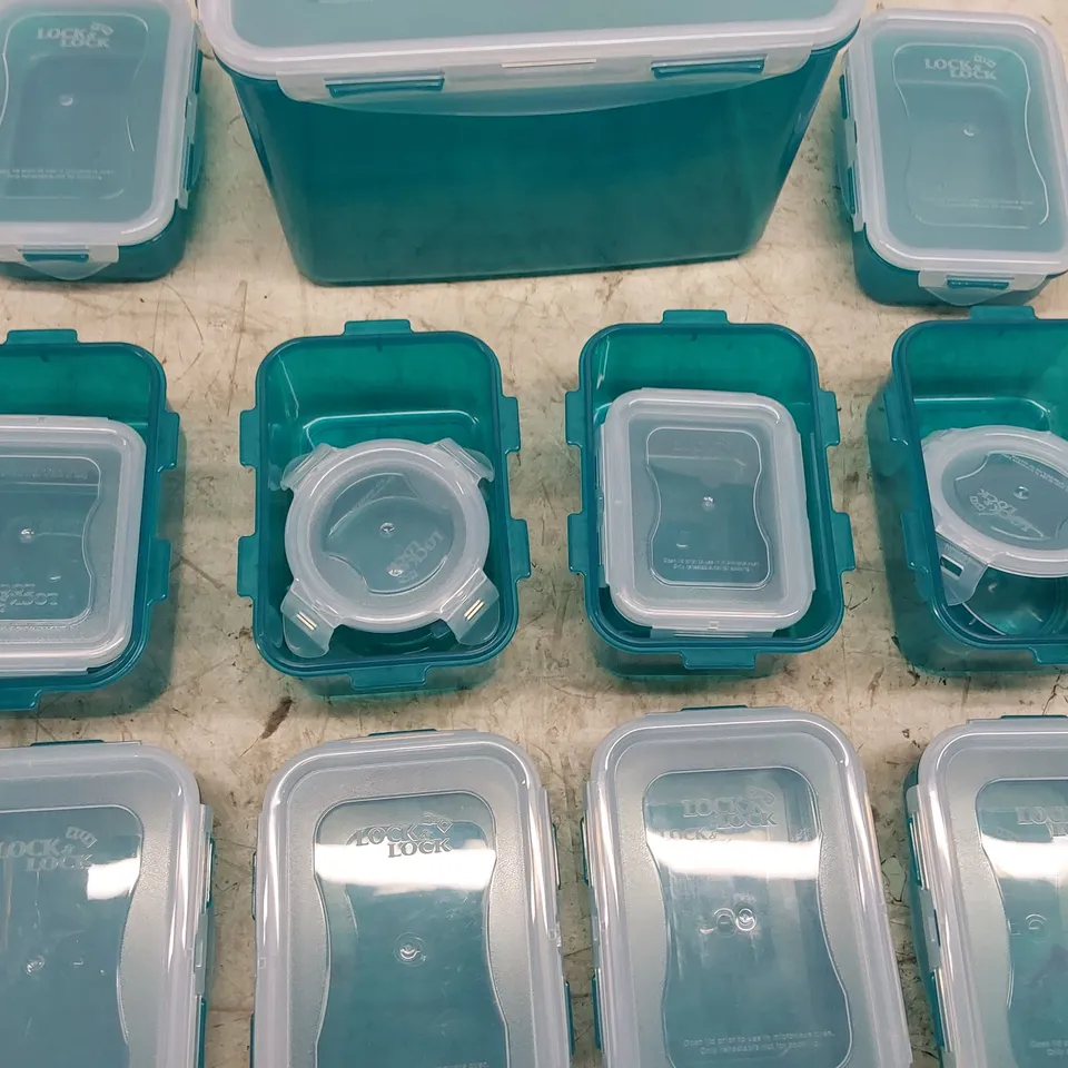 LOCK & LOCK 15 PIECE ASSORTED AIRTIGHT FOOD STORAGE CONTAINERS (1 BOX)