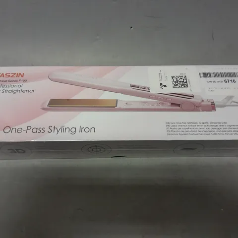 SEALED FASZIN FASTHEAT SERIES F100 PROFESSIONAL HAIR STRAIGHTENER IN PINK