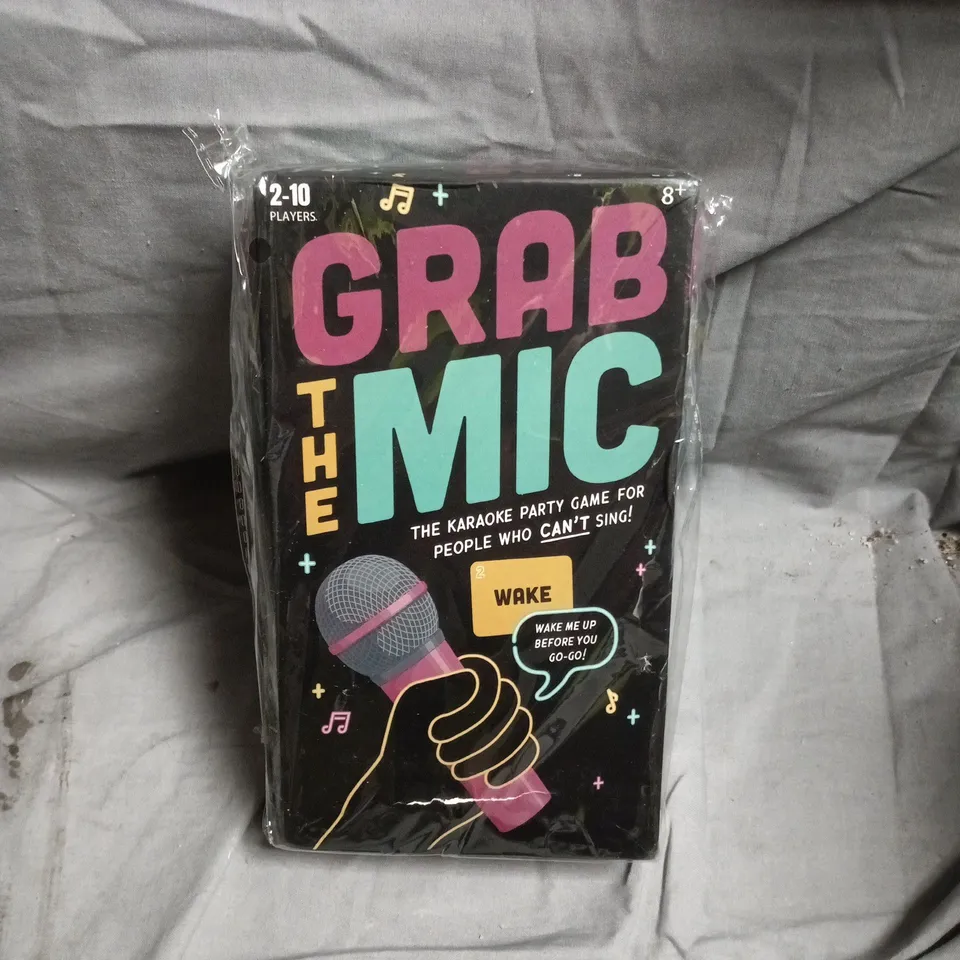 GRAB THE MIC KARAOKE PARTY GAME – BOXED