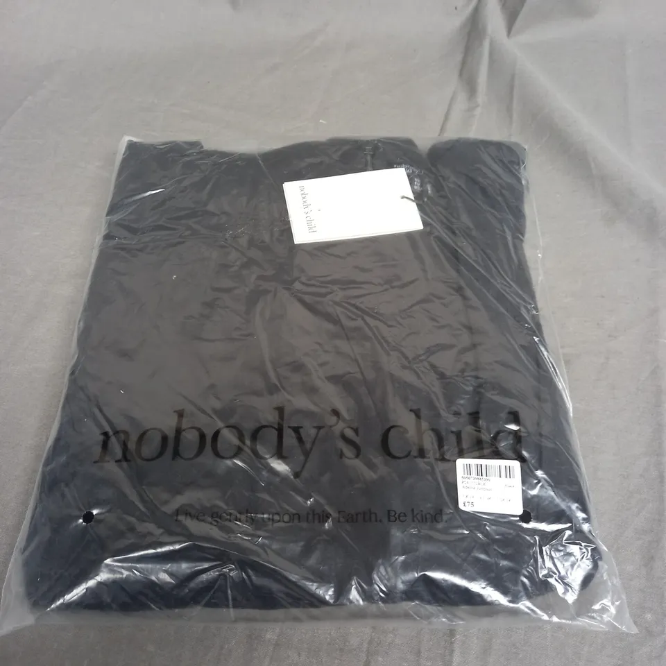 SEALED NOBODYS CHILD ADELINE JUMPSUIT IN BLACK - UK 18
