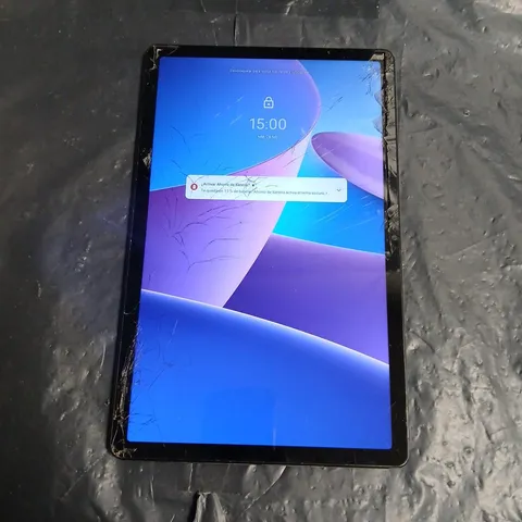 LENOVO ANDROID TABLET – CRACKED SCREEN, DOLBY ATMOS BRANDING