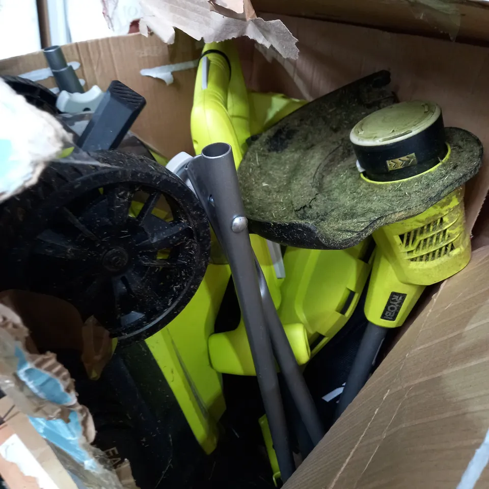 RYOBI 18V ONE+ CORDLESS 33CM LAWNMOWER AND TRIMMER