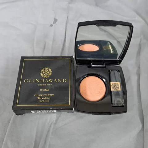 GLINDAWAND COSMETICA LUCILLE CHEEK PALETTE – WET AND DRY 