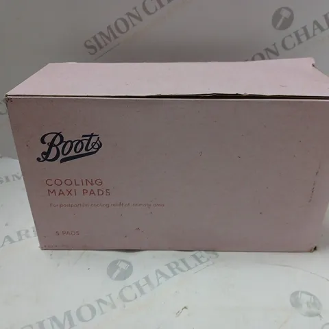 SEALED & BOXED BOOTS COOLING MAXI PADS (SET OF 5)