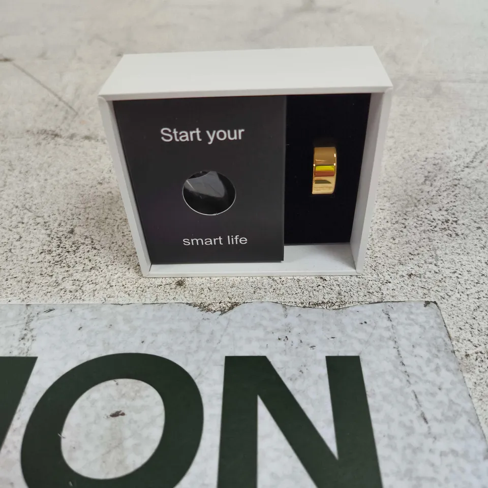 SOUL SMART SMART RING LITE GOLD SIZE M-N BOXED