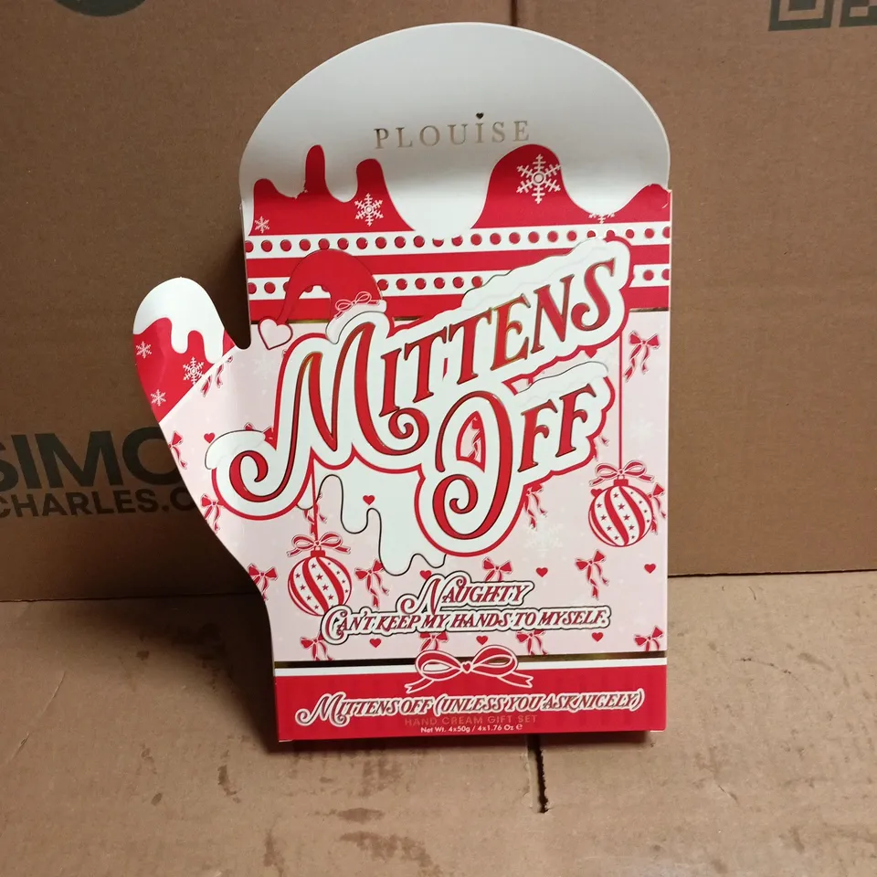 PLOUISE MITTENS OFF HAND CREAM GIFT SET (4 ITEMS)