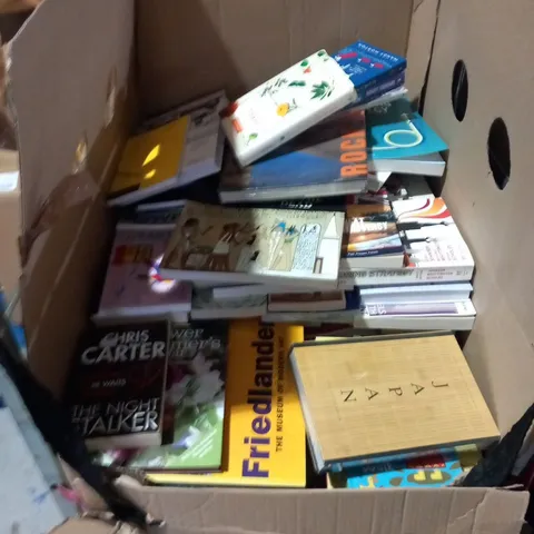 LARGE QUANTITY OF ASSORTED BOOK TITLES INCLUDE FICTION AND NON-FICTION TITLES BY AUTHORS SUCH AS;