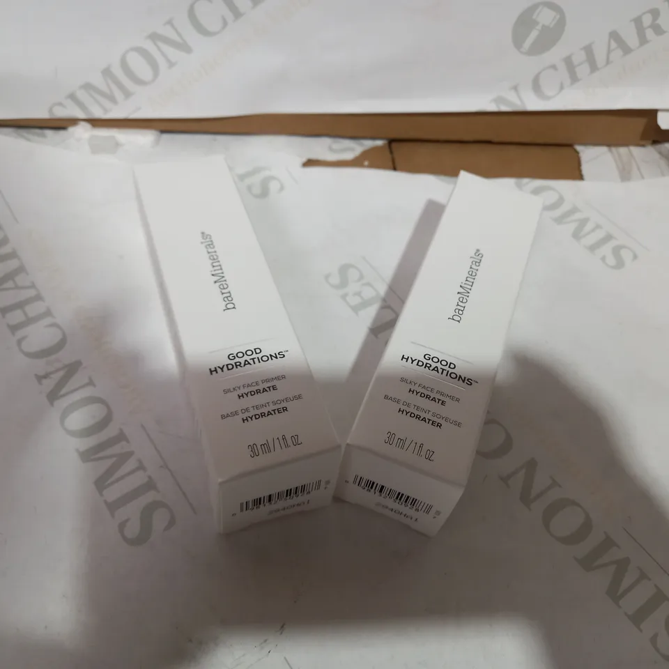 LOT OF APPROX 2 BAREMINERALS SILKY FACE PRIMER