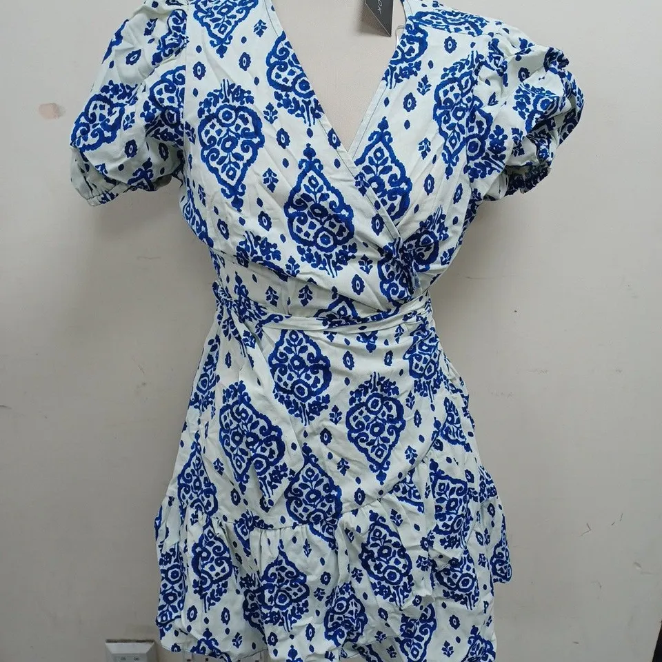 NEW LOOK PENNY POPLN DRESS - UK 16