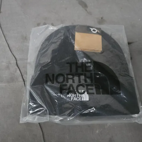 BAGGED THE NORTH FACE BEANIE HAT – BLACK KNIT WITH LOGO