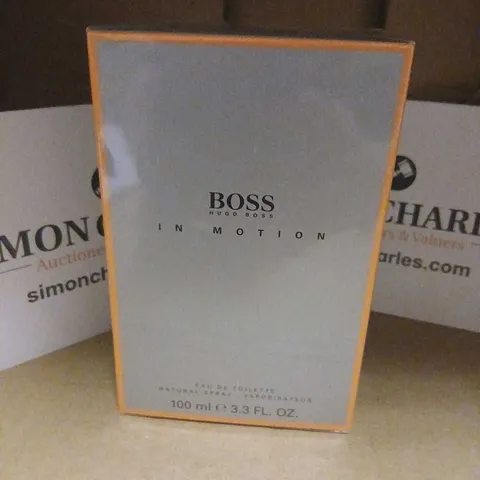 BOXED AND SEALED BOSS HUGO BOSS IN MOTION EAU DE TOILETTE 100ML