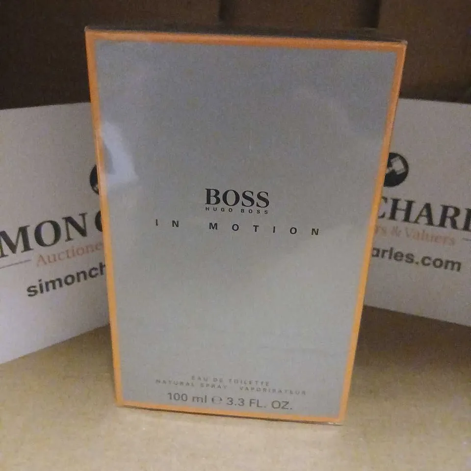 BOXED AND SEALED BOSS HUGO BOSS IN MOTION EAU DE TOILETTE 100ML