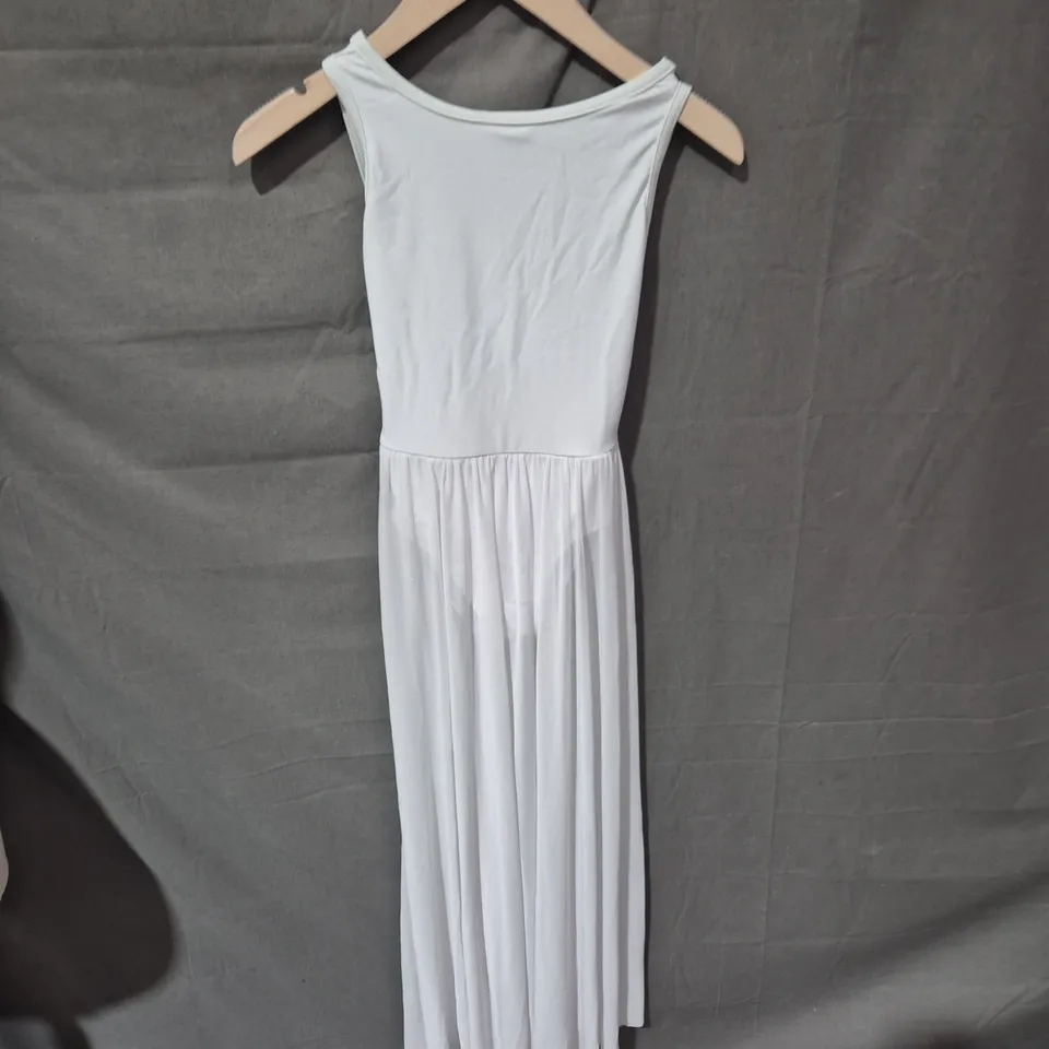 DNA DANCE LAB WHITE BACKLESS DRESS – WOMEN'S DANCE COSTUME SIZE SMALL