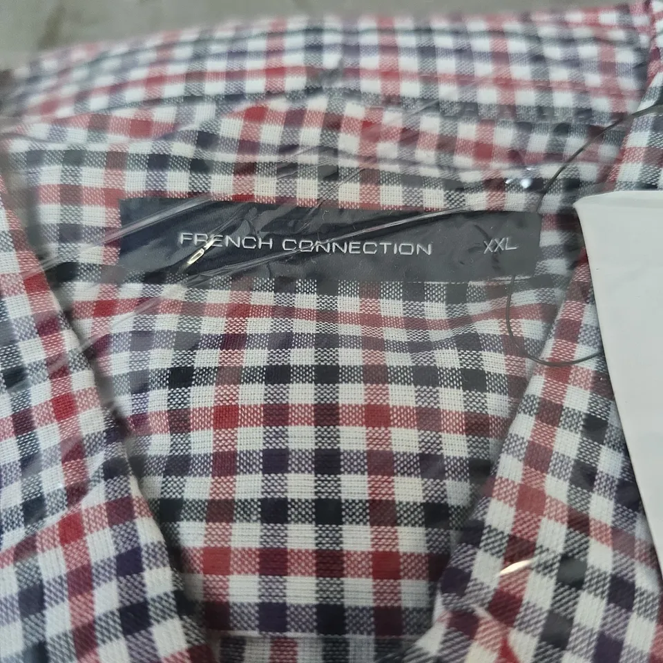 FRENCH CONNECTION CHECKERED SHIRT – MULTI, UK XXL (STYLE 52AZQ)