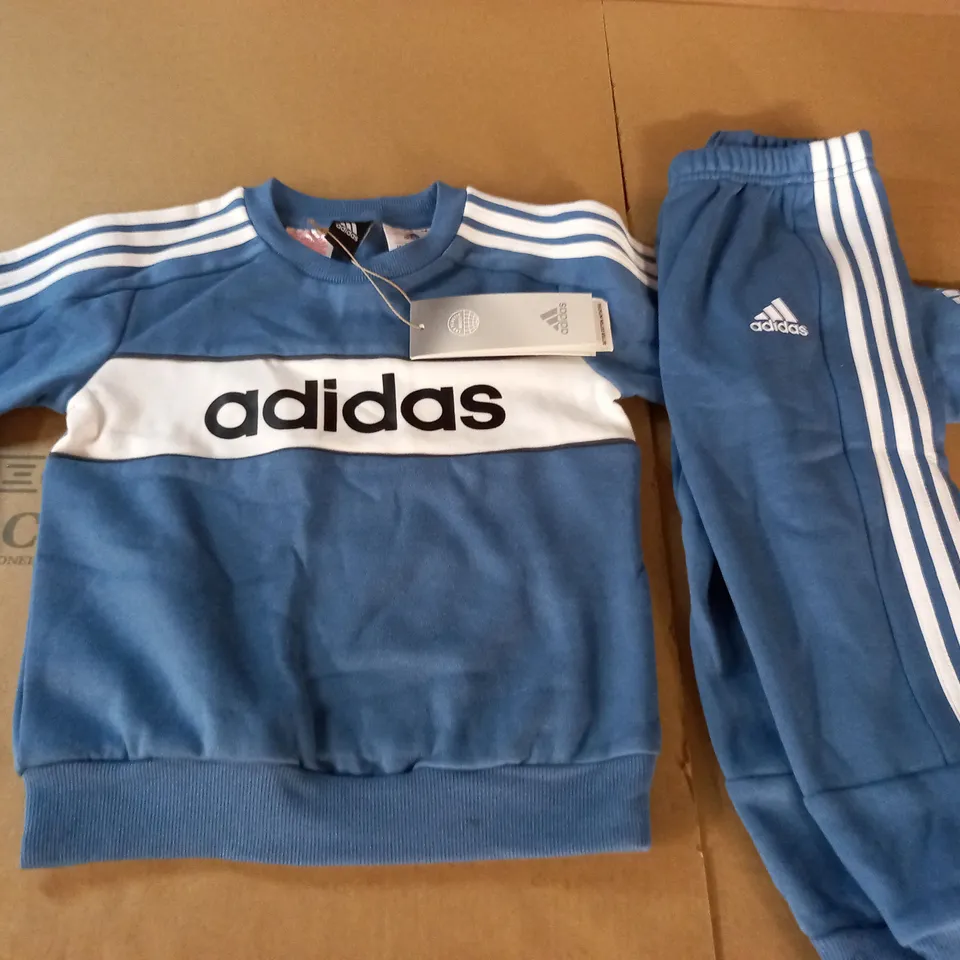 ADIDAS KIDS 2-PIECE SET IN BLUE - 18-24M