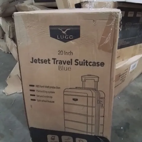 BOXED LUGG 20" JETSET SUITCASE -BLUE-