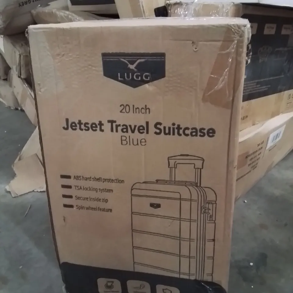 BOXED LUGG 20" JETSET SUITCASE -BLUE-