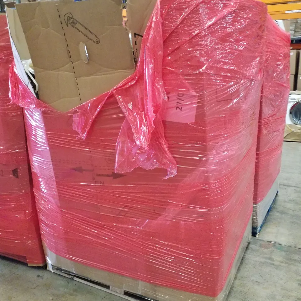 PALLET CONTAINING ASSORTED PRODUCTS INCLUDING HEATED THROW, TOILET SEAT, COT MATTRESSES & PICTURE FRAME