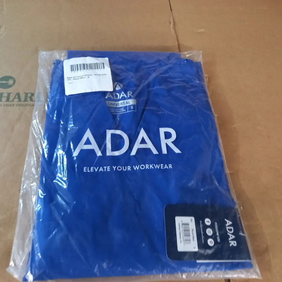 BAGGEC ADAR UNIVERSAL UNISEX ROYAL BLUE SCRUB SET - S