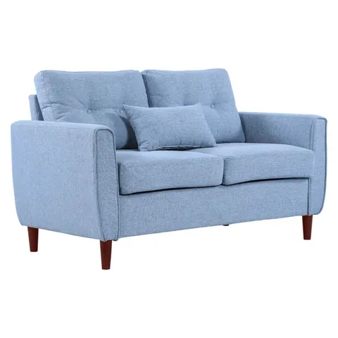 BOXED WHITTAKER 2 SEATER SOFA - BLUE (1 BOX)