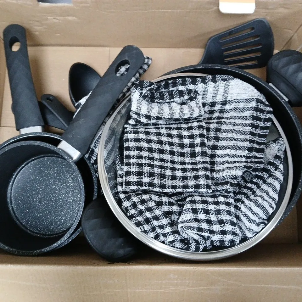 BOXED & BEYOND 12 PCS COOKWARE SET