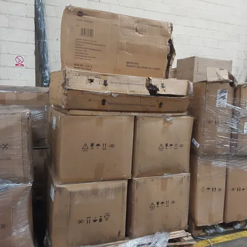 PALLET CONTAINING A LARGE QUANTITY OF ASSORTED GARDEN FURNITURE PARTS 