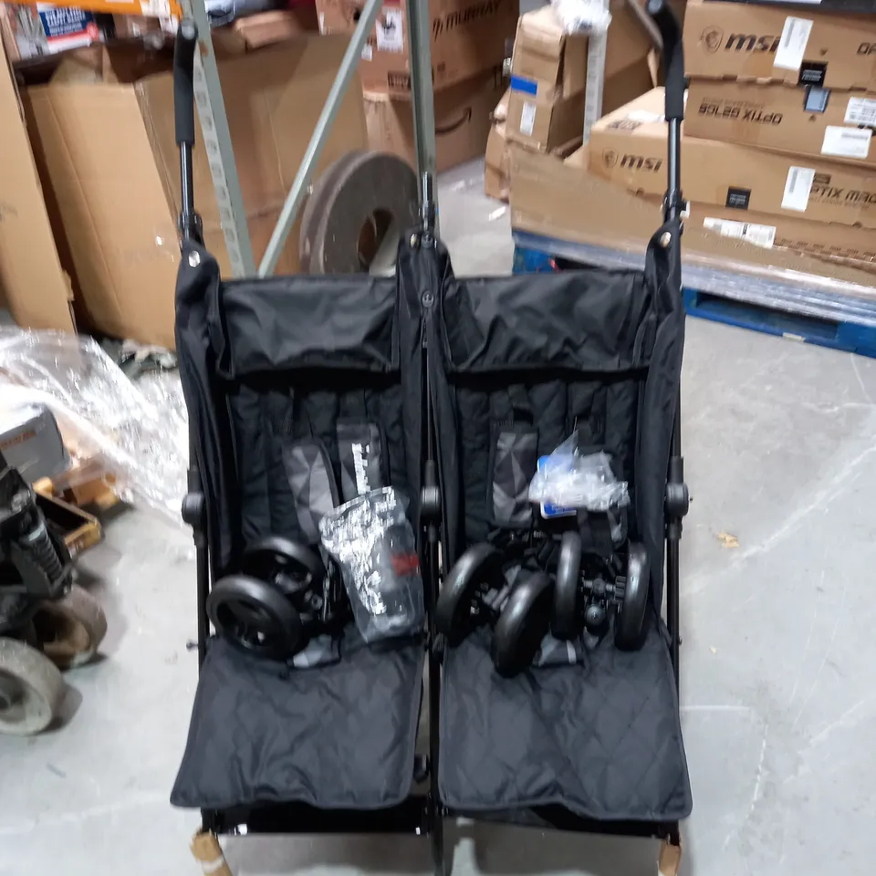 DANI DYER "CHERISH" BLACK GEO TWIN STROLLER COLLECTION  RRP £139.99