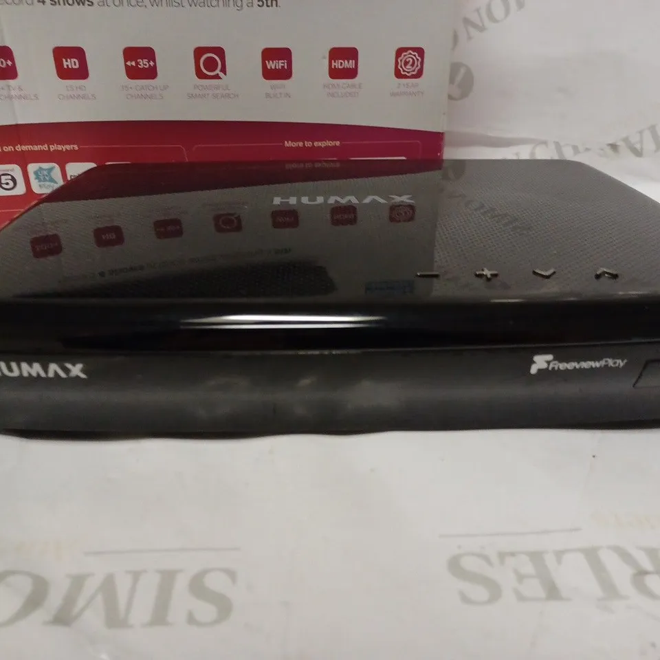 HUMAX FVP-5000T 500 GB FREEVIEW PLAY HD TV RECORDER, BLACK 